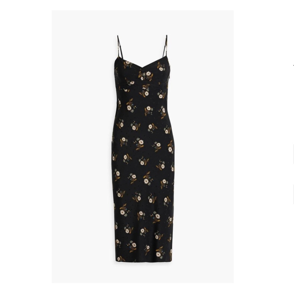 VERONICA BEARD Shara floral-print silk-blend jacquard dress - Picture 2 of 13